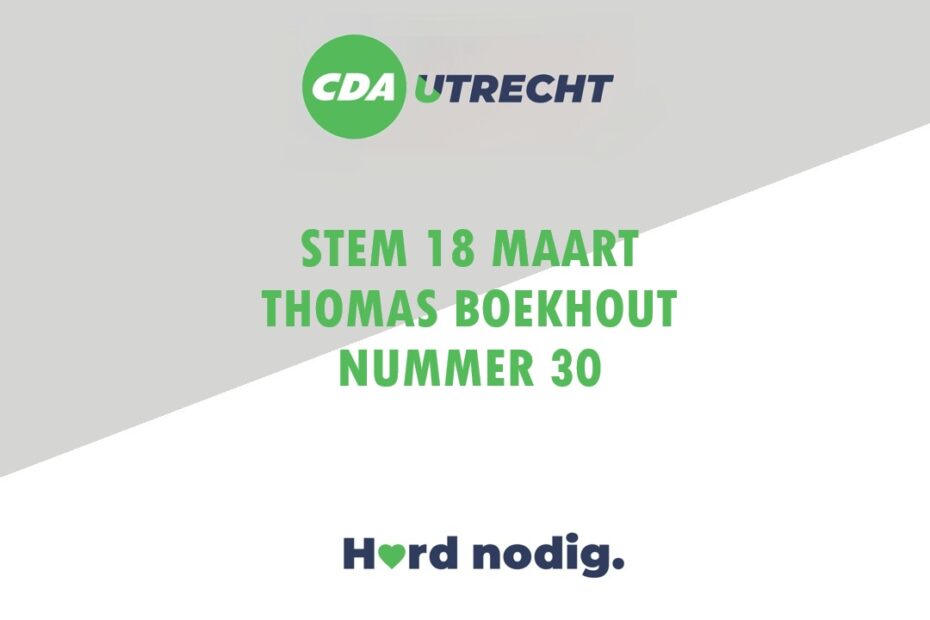 Stem 18 maart, Thomas Boekhout